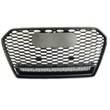 Audi A6 / S6 C7.5 2016-2018 Gloss Black RS6 Style Honeycomb Grill - TMC Motorsport