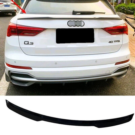 Audi Q3 2019 on Gloss Black Mid Spoiler - TMC Motorsport