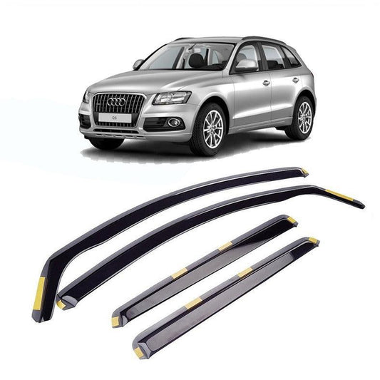 Audi Q5 2009-2016 STX Dark Smoke Clip-In Internal Wind Deflectors - 4 Pieces - TMC Motorsport