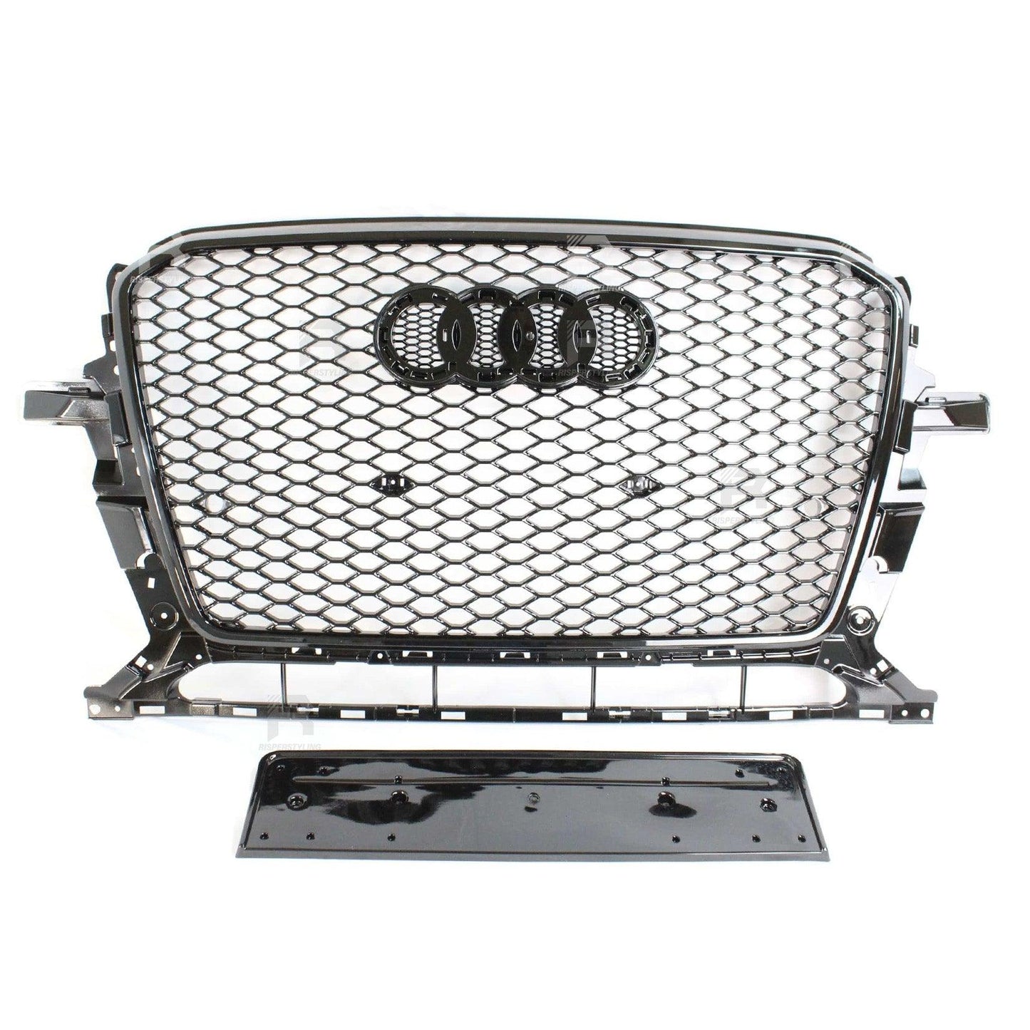 Audi Q5 2013-2015 Gloss Black 'RSQ5 Style' Honeycomb Grill - TMC Motorsport