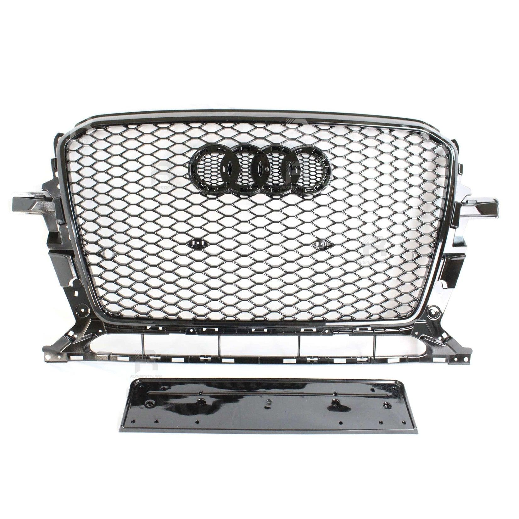Audi Q5 2013-2015 Gloss Black 'RSQ5 Style' Honeycomb Grill - TMC Motorsport