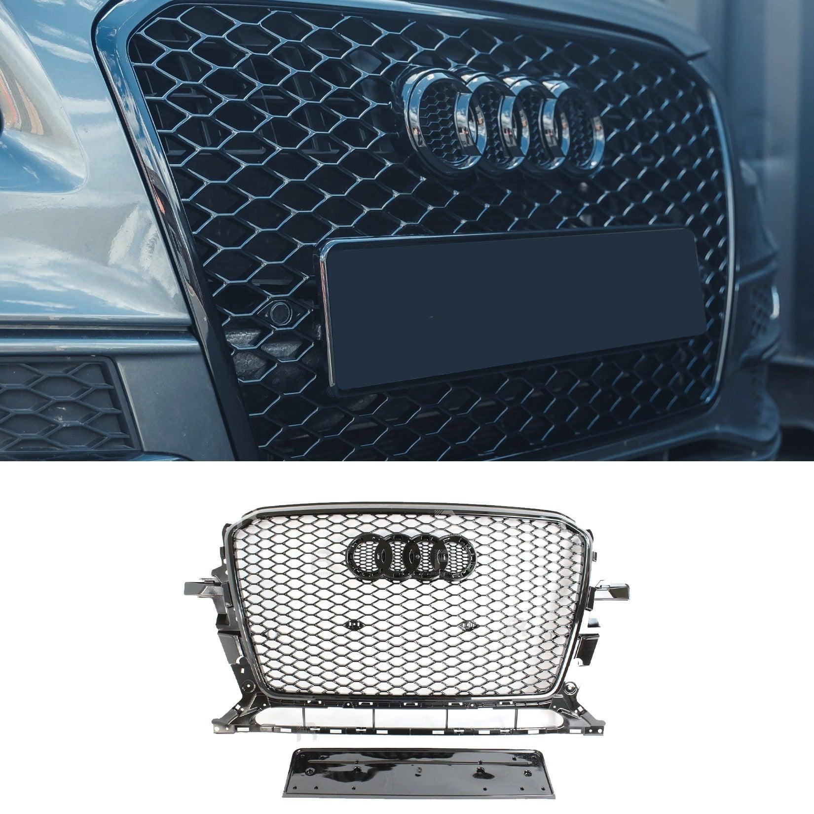 Audi Q5 2013-2015 Gloss Black 'RSQ5 Style' Honeycomb Grill - TMC Motorsport