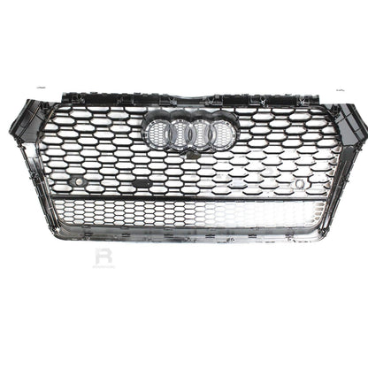 Audi Q5 / SQ5 2016-2019 Gloss Black 'RSQ5 Style' Honeycomb Grill - TMC Motorsport