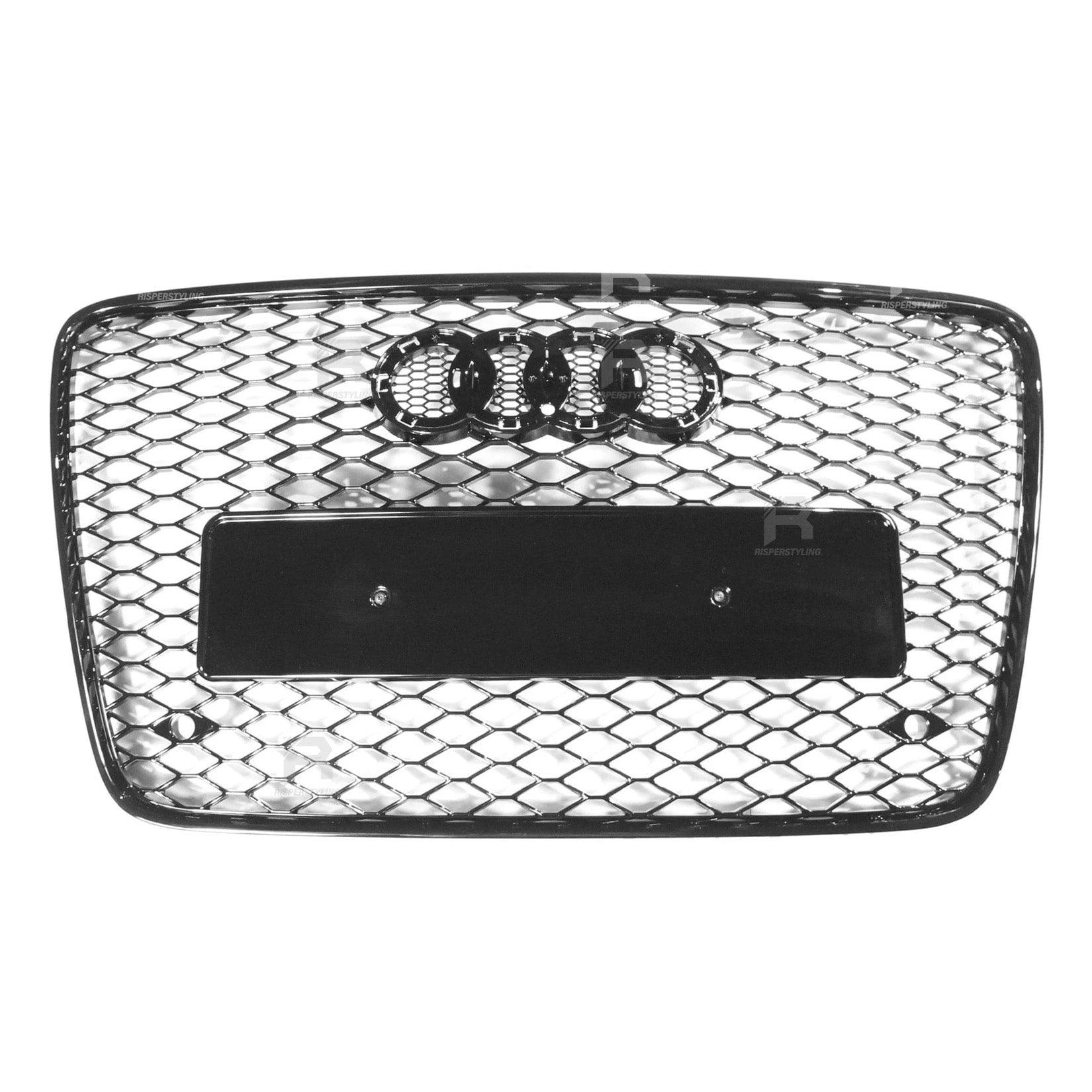 Audi Q7 2006-2014 Gloss Black 'RSQ7 Style' Honeycomb Grill - TMC Motorsport