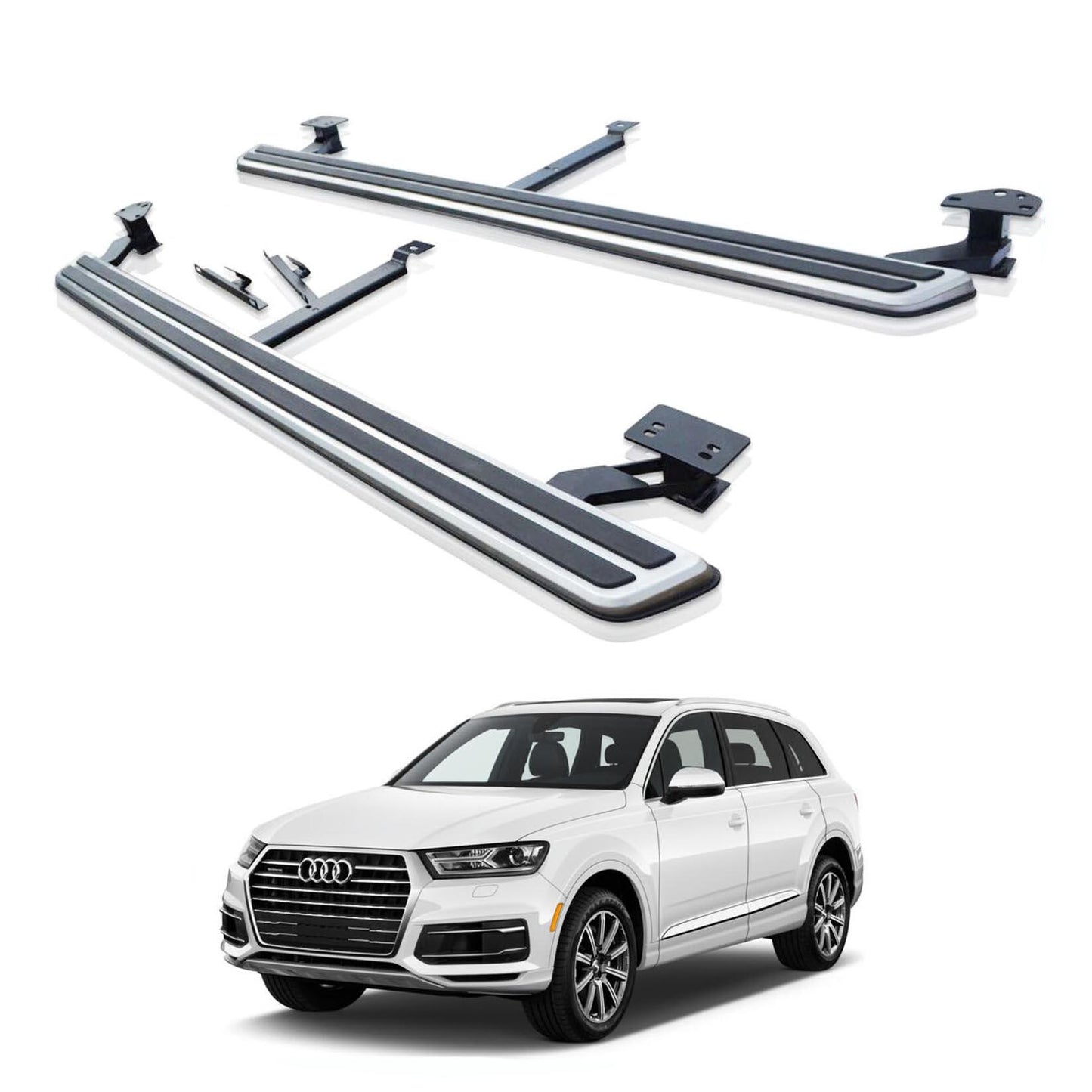 Audi Q7 2016 Onward OE Style Pair of Running Boards Side Steps - TMC Motorsport