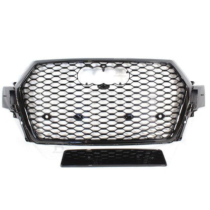 Audi Q7 / SQ7 2015-2020 Gloss Black 'RSQ7 Style' Honeycomb Grill - TMC Motorsport