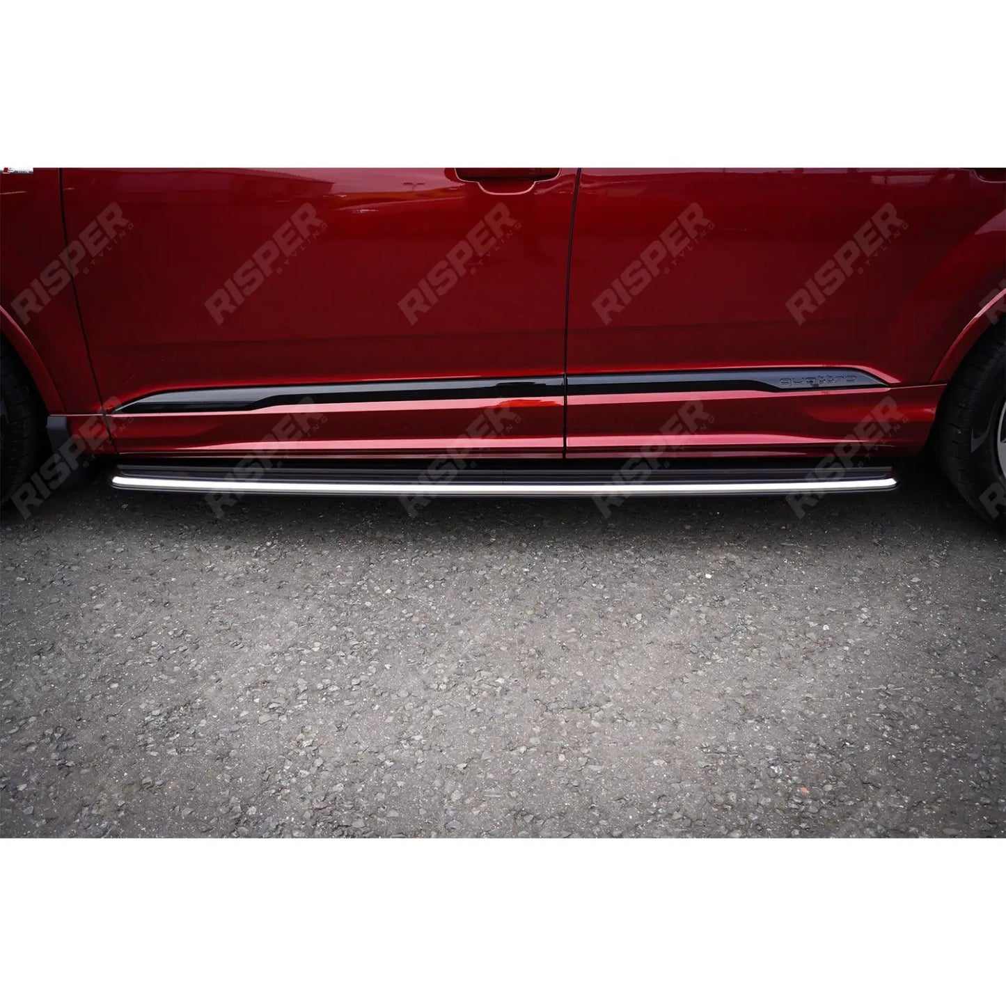 Audi Q8 2019 On Oe Style 2 Running Boards - Side Steps - Pair - Silver