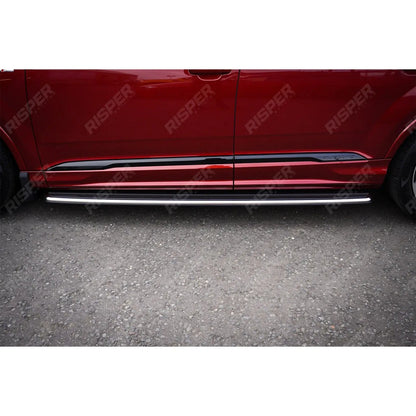 Audi Q8 2019 On Oe Style 2 Running Boards - Side Steps - Pair - Silver