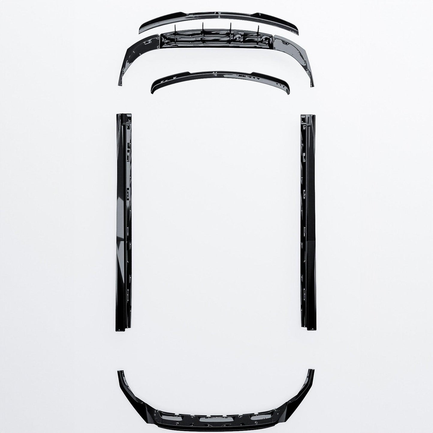 Audi Q8 S Line 2018+ Full Aero Low Line Kit In Gloss Black By Risper Styling - TMC Motorsport