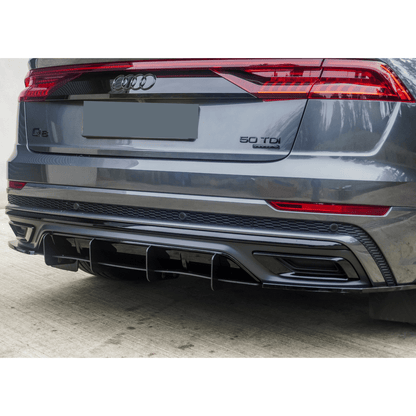 Audi Q8 S Line 2018+ Full Aero Low Line Kit In Gloss Black By Risper Styling - TMC Motorsport