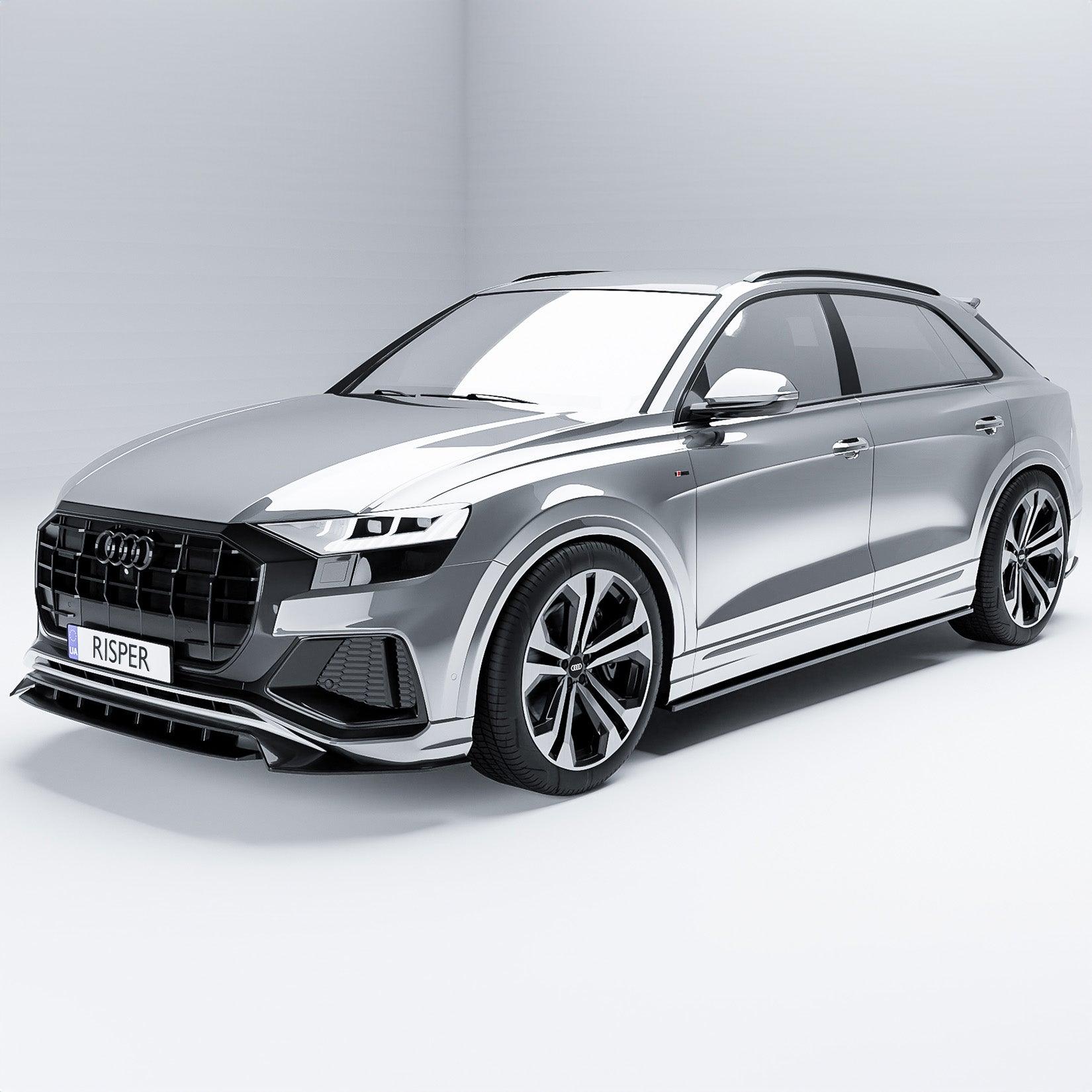 Audi Q8 S Line 2018+ Full Aero Low Line Kit In Gloss Black By Risper Styling - TMC Motorsport