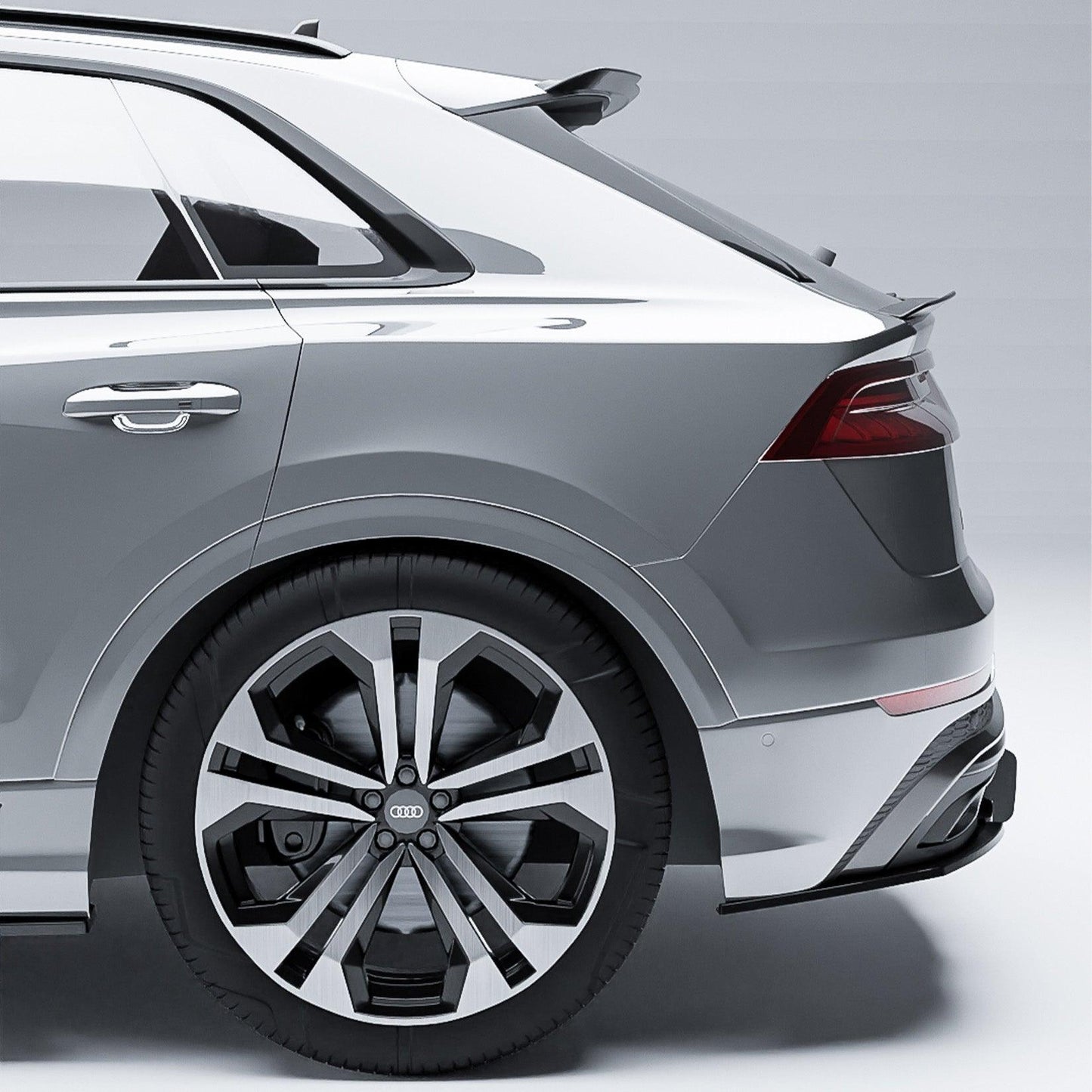 Audi Q8 S Line 2018+ Full Aero Low Line Kit In Gloss Black By Risper Styling - TMC Motorsport