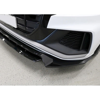 Audi Q8 S Line 2018+ Gloss Black Risper Front Splitter Lip - TMC Motorsport