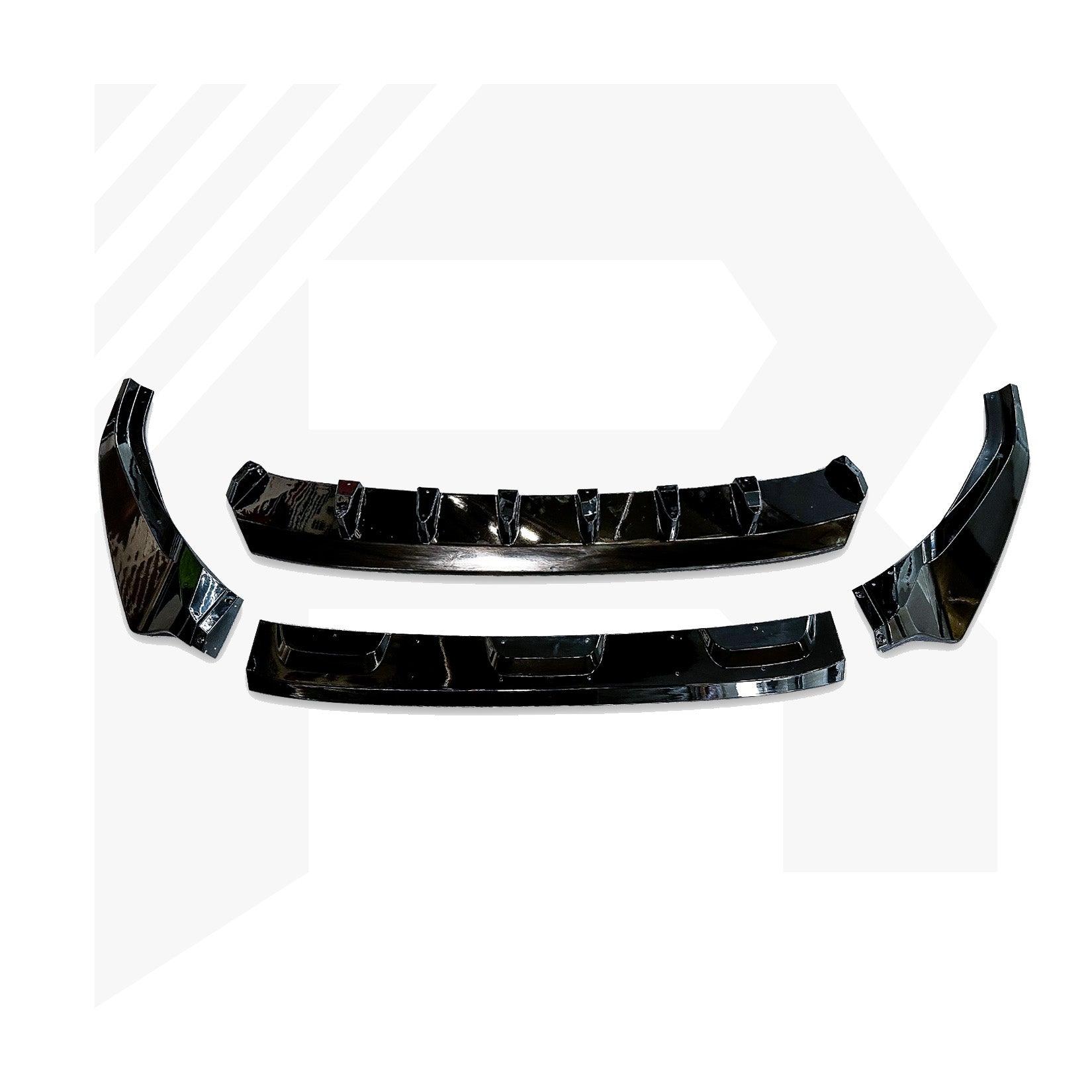 Audi Q8 S Line 2018+ Gloss Black Risper Front Splitter Lip - TMC Motorsport