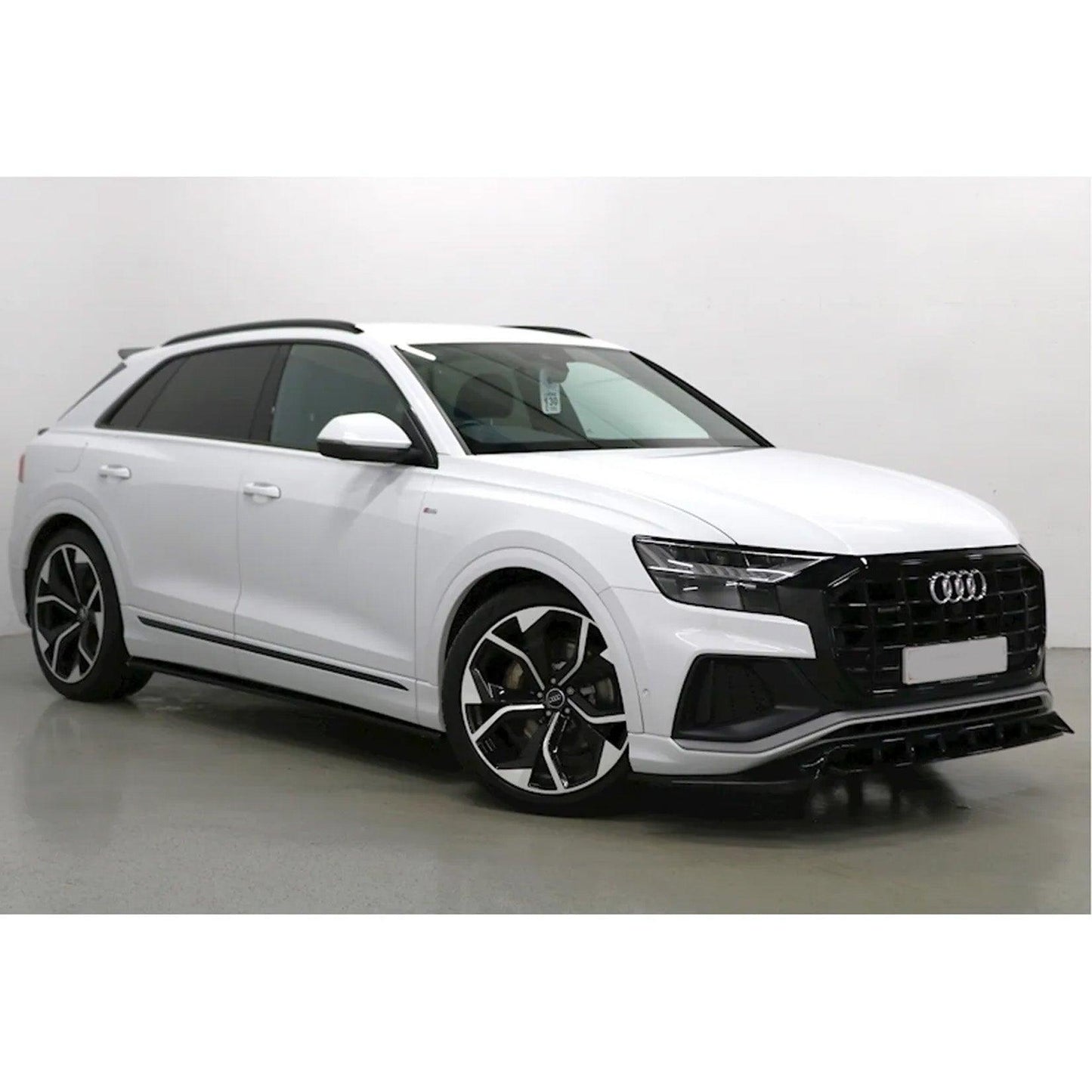 Audi Q8 S Line 2018+ Gloss Black Risper Front Splitter Lip - TMC Motorsport