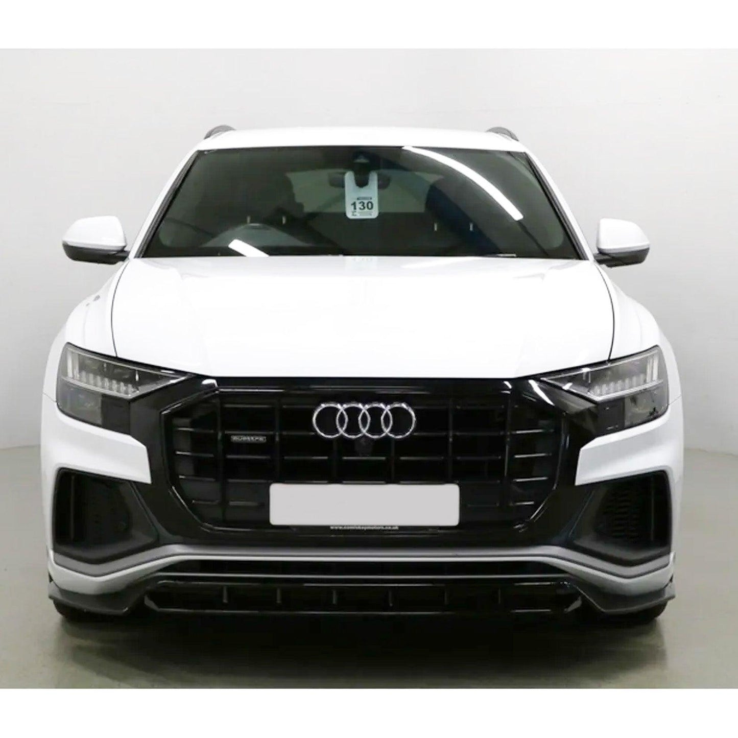 Audi Q8 S Line 2018+ Gloss Black Risper Front Splitter Lip - TMC Motorsport