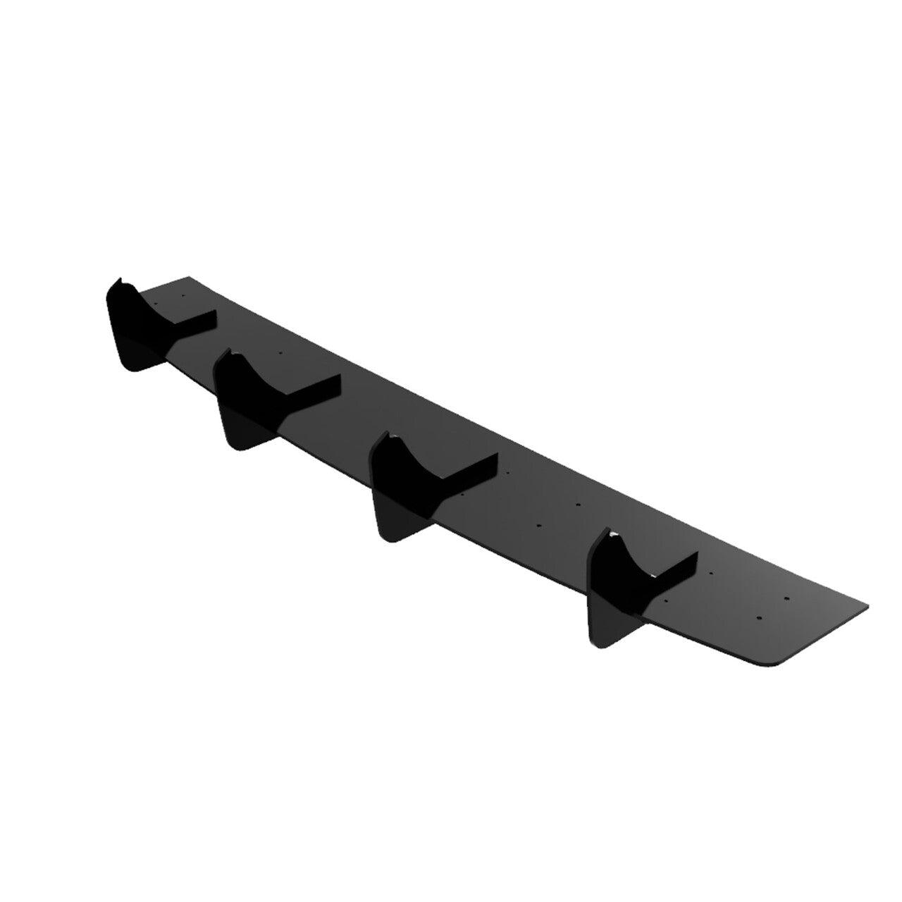 Audi Q8 S-LINE 2018 on Gloss Black Rear Blade Diffuser - TMC Motorsport