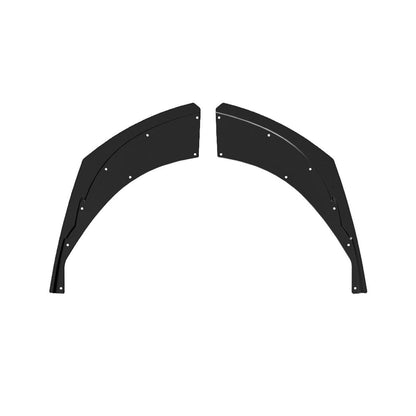 Audi Q8 S-LINE 2018 on Gloss Black Rear Bumper Corner Splitters - TMC Motorsport