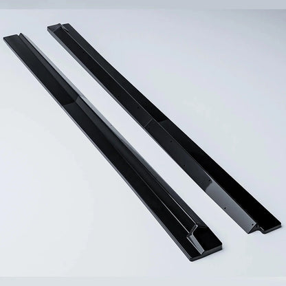 Audi Q8 S-Line 2018 On Side Skirt Splitters 2 Piece In Gloss Black - TMC Motorsport