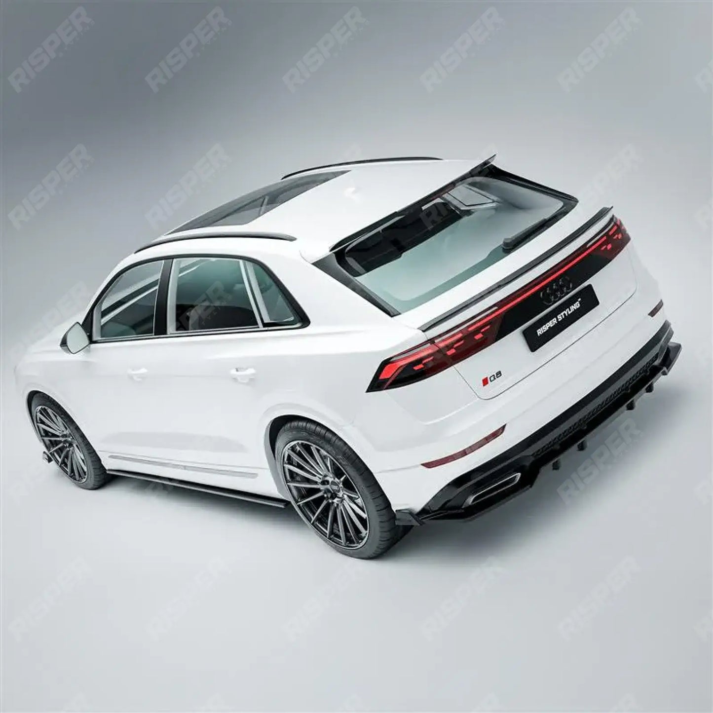Audi Q8 S-Line 2023+ Full Aero Low Line Kit In Gloss Black