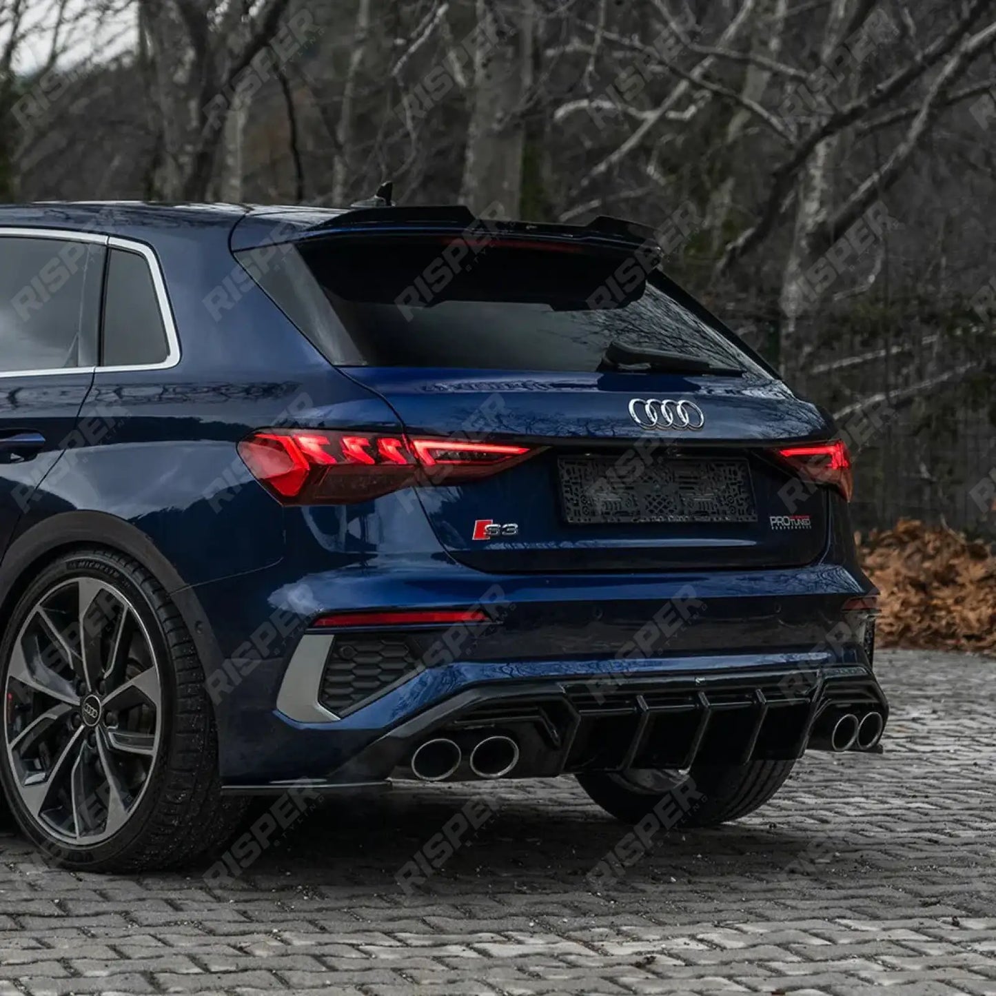 Audi S3 8Y 2020-2024 / A3 S-Line Hatchback 2020-2024 Aero Body Kit In Gloss Black