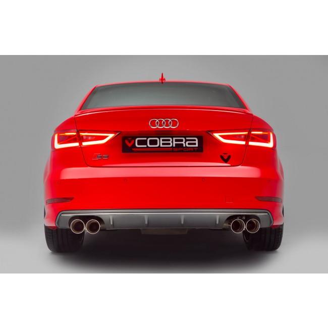 Cobra Sport Audi S3 (8V) Saloon (Non-Valved) (13-18) Cat Back Performance Exhaust - TMC Motorsport