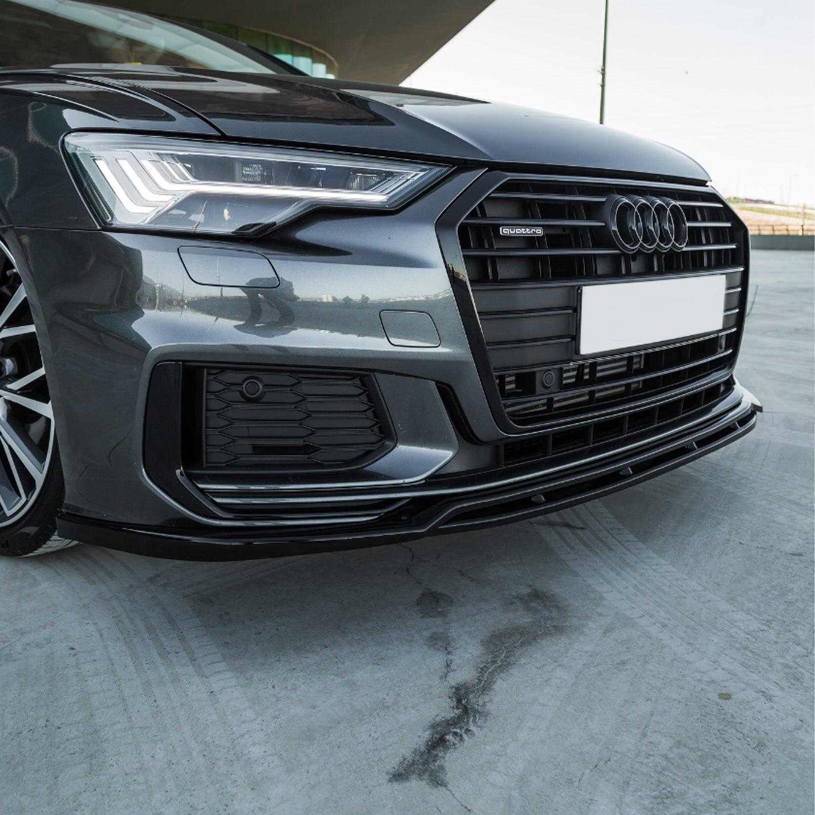 Audi S6 C8 / A6 C8 S-Line Sedan-Avant 2018+ Front Splitter 2Pcs - TMC Motorsport