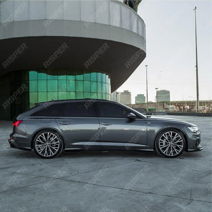 Audi S6 C8 (Sedan-Avant) 2019+ / Audi A6 C8 S-Line (Sedan-Avant) 2019+ Rear Valance & Rear Side Splitters