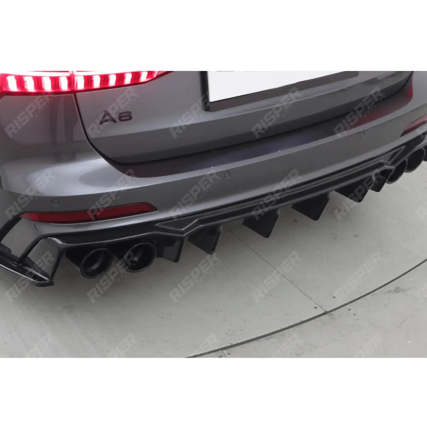 Audi S6 C8 (Sedan-Avant) 2019+ / Audi A6 C8 S-Line (Sedan-Avant) 2019+ Rear Valance & Rear Side Splitters