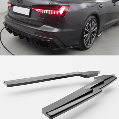 Audi S6 C8 (Sedan-Avant) 2019+ / Audi A6 C8 S-Line (Sedan-Avant) 2018+ Rear Valance & Rear Side Splitters - TMC Motorsport