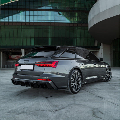 Audi S6 C8 (Sedan-Avant) 2019+ / Audi A6 C8 S-Line (Sedan-Avant) 2018+ Rear Valance & Rear Side Splitters - TMC Motorsport