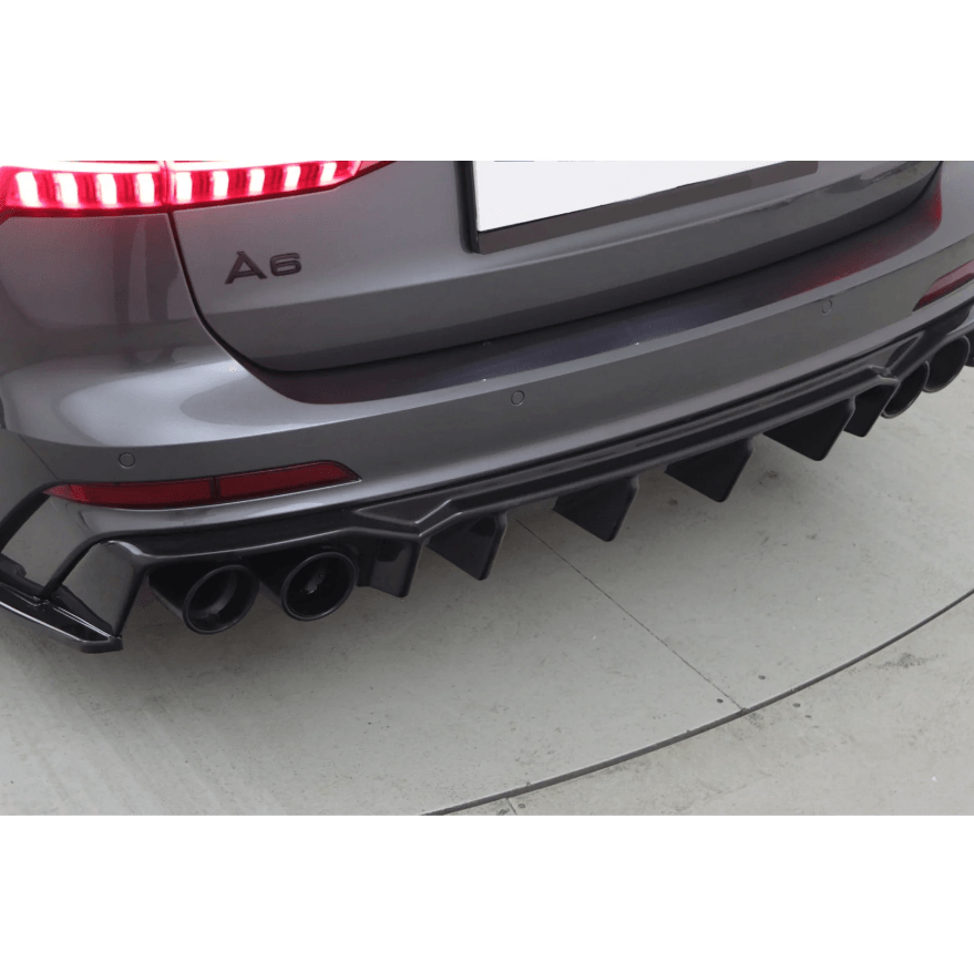 Audi S6 C8 (Sedan-Avant) 2019+ / Audi A6 C8 S-Line (Sedan-Avant) 2018+ Rear Valance & Rear Side Splitters - TMC Motorsport