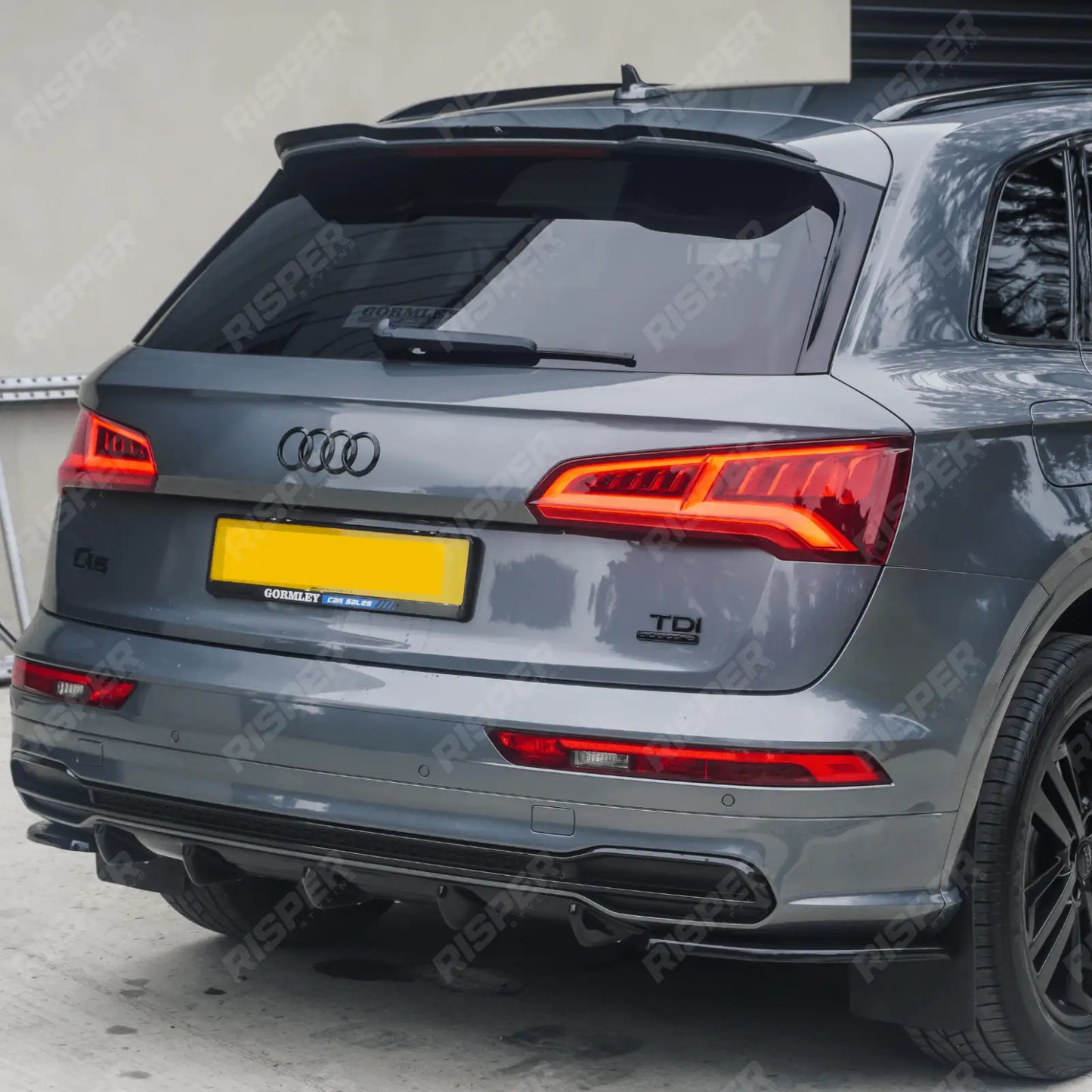 Audi SQ5 MK2 2017-2020 Rear Side Splitters / Audi Q5 S-Line MK2 2017-2020 Rear Side Splitters (2PCS)