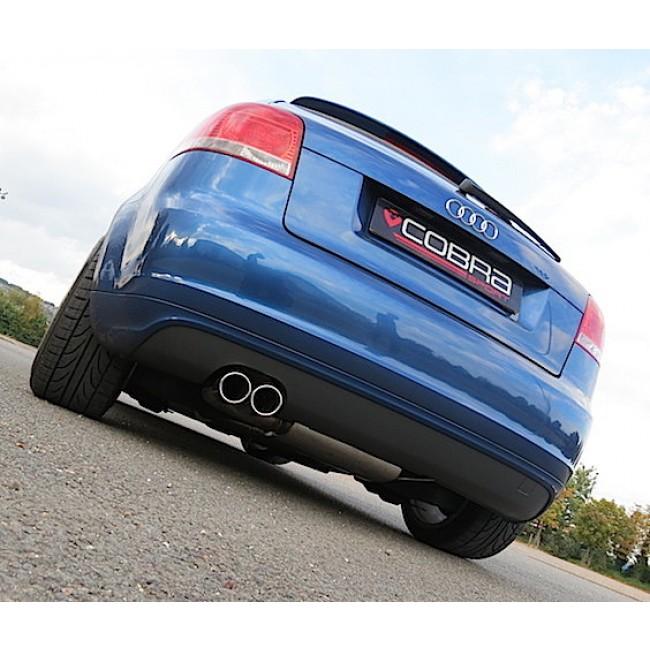 Cobra Sport Audi A3 (8P) 2.0 TDI 170PS (2WD) (3 Door) Twin Tip Cat Back Performance Exhaust - TMC Motorsport