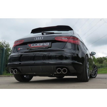 Cobra Sport Audi S3 (8V) 3 Door (Non-Valved) (13-18) Turbo Back Performance Exhaust - TMC Motorsport