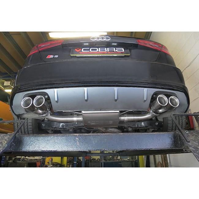 Cobra Sport Audi S3 (8V) 3 Door (Non-Valved) (13-18) Turbo Back Performance Exhaust - TMC Motorsport