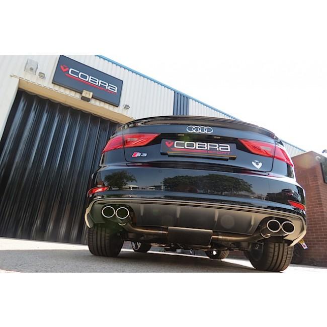 Cobra Sport Audi S3 (8V) Saloon (Non-Valved) (13-18) Cat Back Performance Exhaust - TMC Motorsport