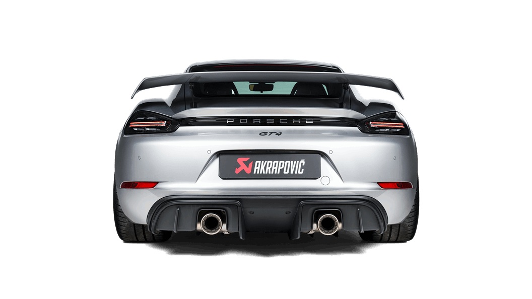 Porsche 718 Cayman GT4 / GTS 4.0 / Boxster GTS 4.0 | Tail Pipe Set (Titanium) - TMC Motorsport