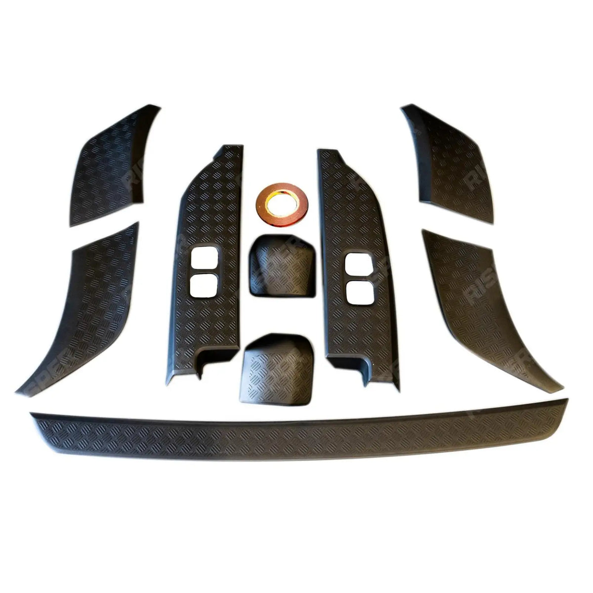 Black Anti Scratch Protective Trim Set For Land Rover Defender L663 2020 On