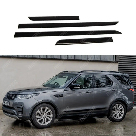 Black Dynamic Door Mouldings Side Trim For Land Rover Discovery 5 2017-2019