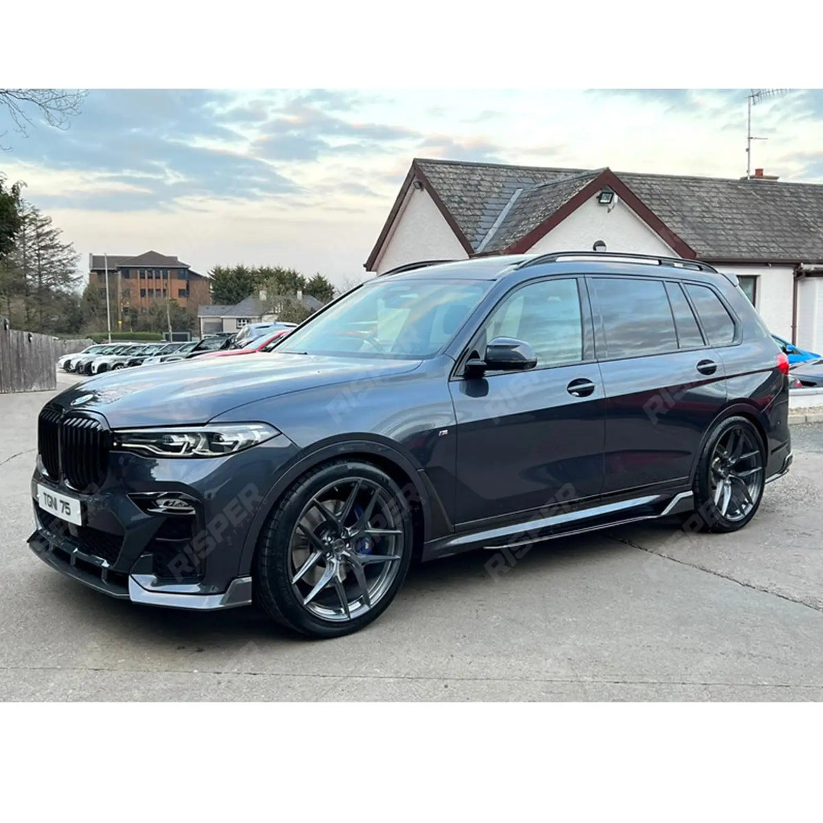 Black Knight Aero Kit Carbon Look For BMW X7 G07 M Sport (2018-2022 pre-LCI)