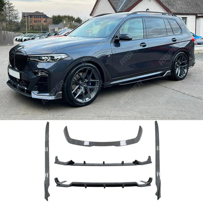 Black Knight Aero Kit Carbon Look For BMW X7 G07 M Sport (2018-2022 pre-LCI)