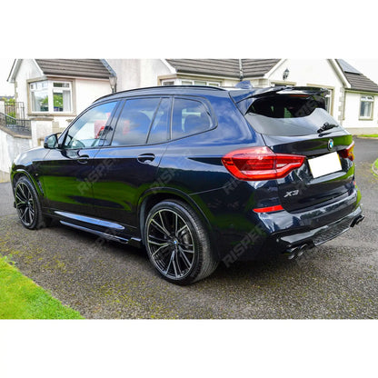 Black Knight Aero Kit With Exhaust Tips In Gloss Black For BMW X3 G01 2018-2021