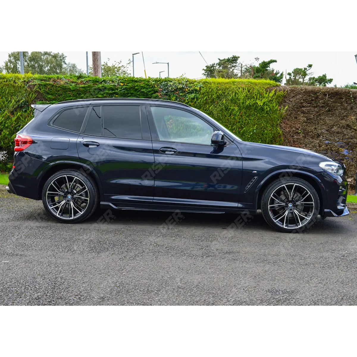 Black Knight Aero Kit With Exhaust Tips In Gloss Black For BMW X3 G01 2018-2021