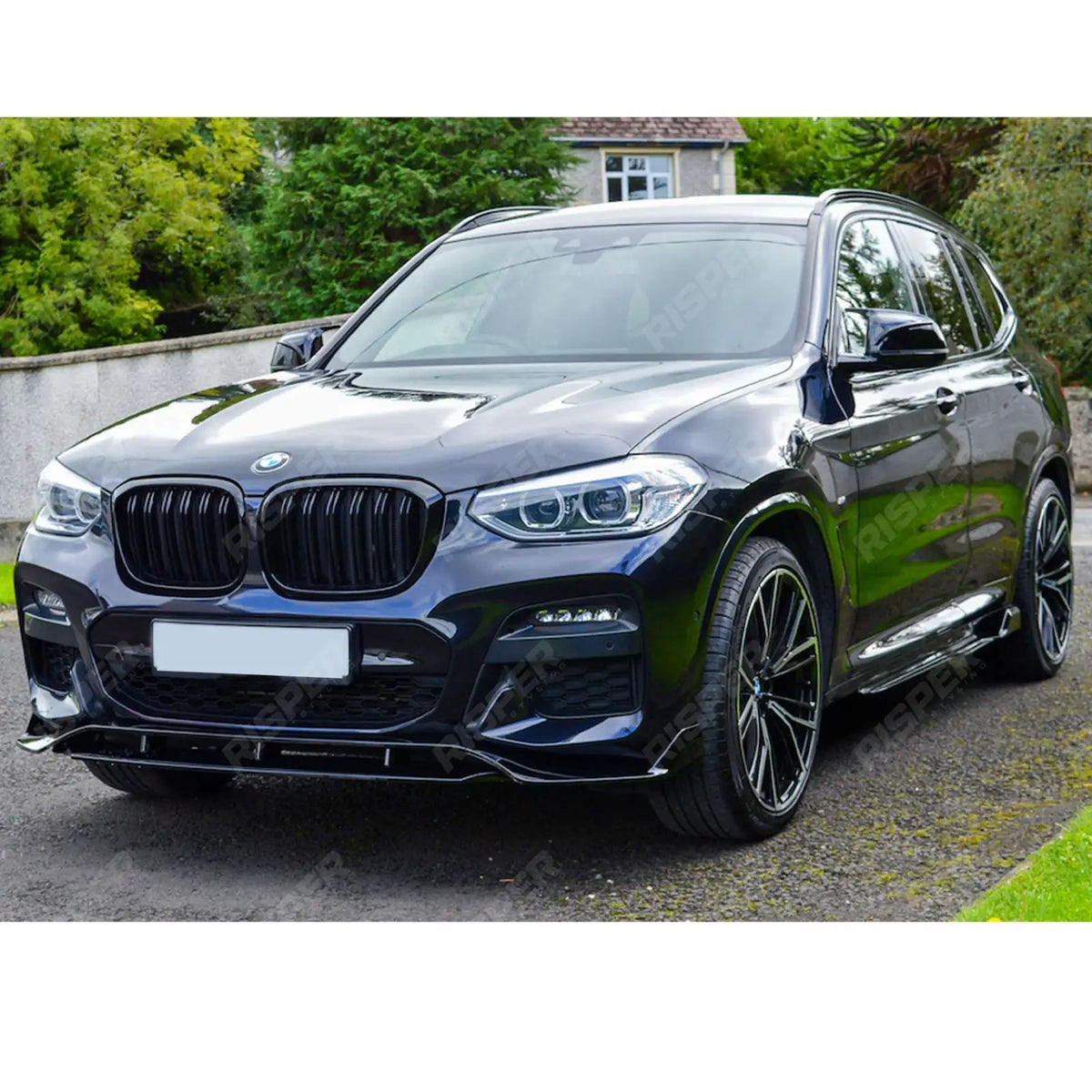 Black Knight Aero Kit With Exhaust Tips In Gloss Black For BMW X3 G01 2018-2021