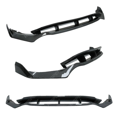 Black Knight Front Splitter in Carbon Look For BMW X5 G05 M Sport 2018-2022