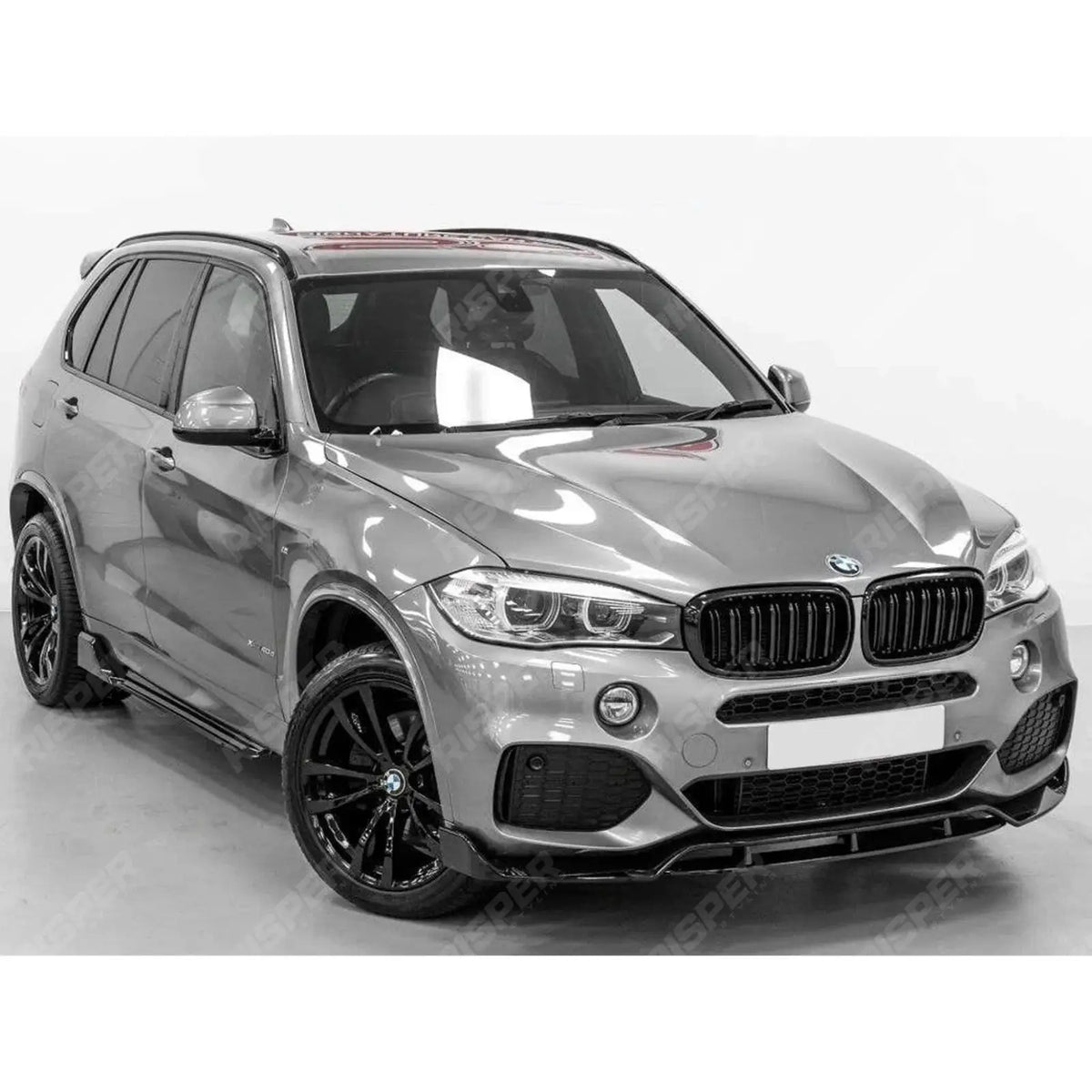 Black Knight Front Splitter In Gloss Black For BMW X5 F15 2013-2018