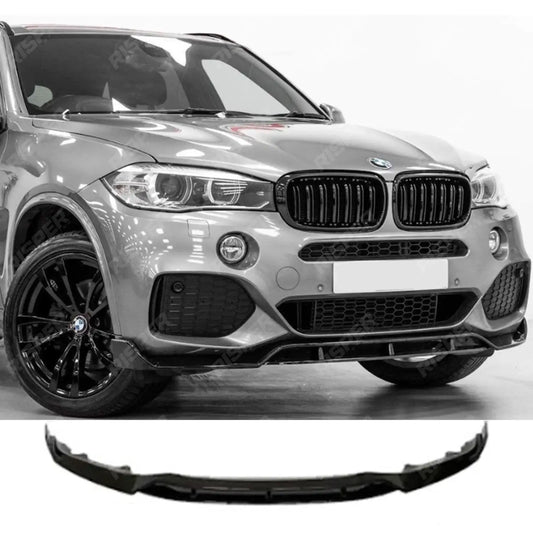 Black Knight Front Splitter In Gloss Black For BMW X5 F15 2013-2018