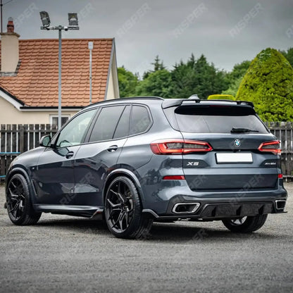 Black Knight Rear Diffuser in Gloss Black For BMW X5 G05 M Sport 2018-2022
