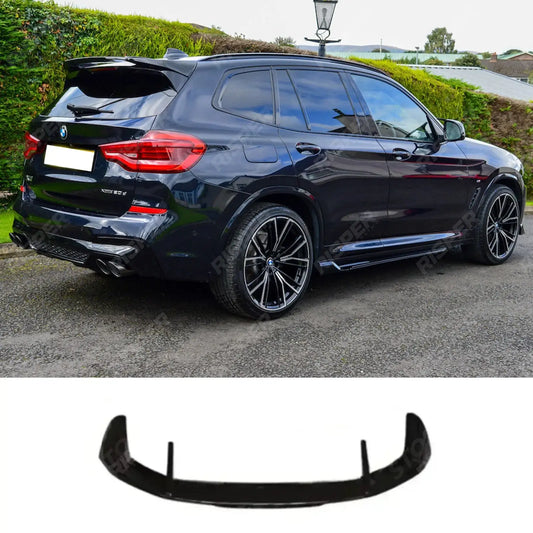 Black Knight Rear Roof Spoiler In Gloss Black For BMW X3 G01 PRE LCI 2018-2022
